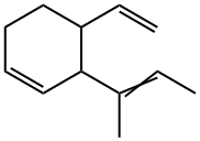 4-Ethenyl-3-(1-methyl-1-propenyl)cyclohexene structure