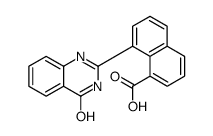 8-(4-oxo-1H-quinazolin-2-yl)naphthalene-1-carboxylic acid Structure