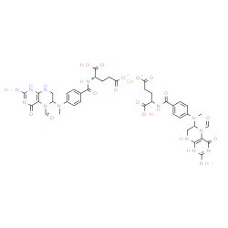 calcium (2S)-2-[[4-[(2-amino-5-formyl-4-oxo-1,6,7,8-tetrahydropteridin-6-yl)methylamino]benzoyl]amino]pentanedioate picture