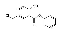 phenyl 5-(chloromethyl)-2-hydroxybenzoate Structure