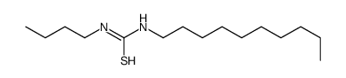 1-butyl-3-decylthiourea Structure