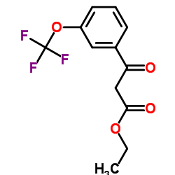 ETHYL 3-OXO-3-(3-(TRIFLUOROMETHOXY)PHENYL)PROPANOATE Structure