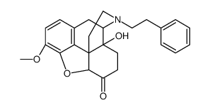 (4R,4aS,7aR,12bS)-4a-hydroxy-9-methoxy-3-(2-phenylethyl)-2,4,5,6,7a,13-hexahydro-1H-4,12-methanobenzofuro[3,2-e]isoquinoline-7-one Structure