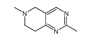 2,6-Dimethyl-5,6,7,8-tetrahydro-pyrido[4,3-d]pyrimidine structure