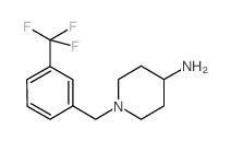 1-[3-(trifluoromethyl)benzyl]piperidin-4-amine结构式