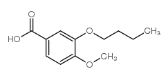 3-butoxy-4-methoxybenzoic acid structure