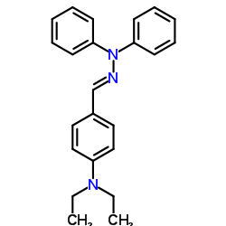 4-(二乙基氨基)苯甲醛-1,1-二苯腙结构式