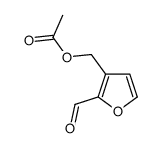 (2-formylfuran-3-yl)methyl acetate Structure