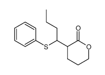 2-(1-phenylthiobutyl)-δ-valerolactone结构式