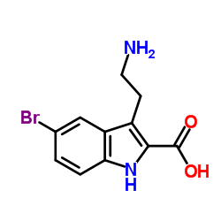 3-(2-AMINO-ETHYL)-5-BROMO-1H-INDOLE-2-CARBOXYLIC ACID picture