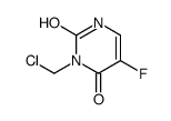 3-(chloromethyl)-5-fluoro-1H-pyrimidine-2,4-dione Structure