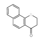 4H-Naphtho[1,2-b]thiopyran-4-one, 2,3-dihydro- structure