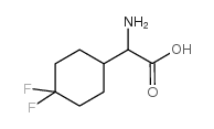 AMINO-4,4-DIFLUORO-CYCLOHEXANEACETIC ACID structure