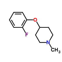 Piperidine, 4-(2-fluorophenoxy)-1-methyl- (9CI)结构式