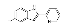 5-fluoro-2-pyridin-2-yl-1H-indole Structure