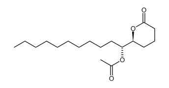 (6R)-6α-[(S)-1-Acetoxyundecyl]tetrahydro-2H-pyran-2-one picture