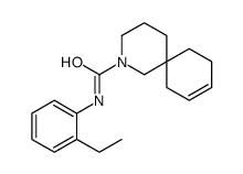 N-(2-ethylphenyl)-2-azaspiro[5.5]undec-9-ene-2-carboxamide结构式