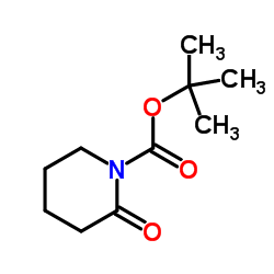 1-Boc-2-piperidone Structure