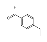 Benzoyl fluoride, 4-ethyl- (9CI) Structure