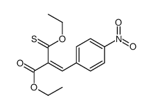 ethyl 2-ethoxycarbothioyl-3-(4-nitrophenyl)prop-2-enoate结构式