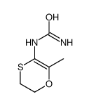 (6-methyl-2,3-dihydro-1,4-oxathiin-5-yl)urea结构式