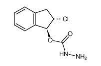 Hydrazinecarboxylic acid (1S,2S)-2-chloro-indan-1-yl ester Structure