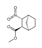 (1R,2R,3R,4S)-3-Nitro-bicyclo[2.2.1]heptane-2-carboxylic acid methyl ester结构式