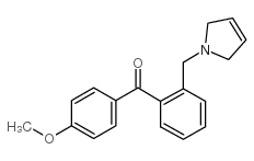 4'-METHOXY-2-(3-PYRROLINOMETHYL) BENZOPHENONE picture