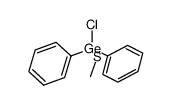 chloro(methylthio)diphenylgermane Structure