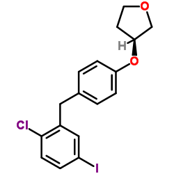 (3S)-3-[4-[(2-Chloro-5-iodophenyl)methyl]phenoxy]tetrahydro-furan picture