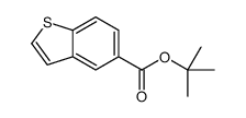 tert-butyl 1-benzothiophene-5-carboxylate Structure