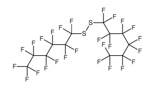 bis(tridecafluorohexyl) disulphide Structure