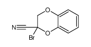 3-bromo-2H-1,4-benzodioxine-3-carbonitrile结构式