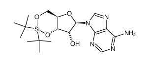 3',5'-O-(Di-tert-butylsilanediyl)adenosine Structure