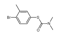 S-4-bromo-3-methylphenyl dimethylcarbamothioate结构式