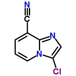 3-Chloroimidazo[1,2-a]pyridine-8-carbonitrile Structure