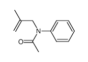 N-(2-methyl-2-propenyl)acetanilide Structure