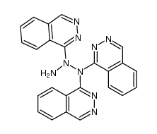 1-amino-1,2,2-tri(phthalazin-3-yl)hydrazine结构式