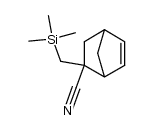 2-((trimethylsilyl)methyl)bicyclo[2.2.1]hept-5-ene-2-carbonitrile Structure