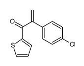 2-(4-chlorophenyl)-1-thiophen-2-ylprop-2-en-1-one Structure