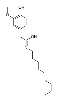 2-(4-hydroxy-3-methoxyphenyl)-N-nonylacetamide Structure