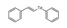 (E)-(styryl)(phenyl)telluride Structure