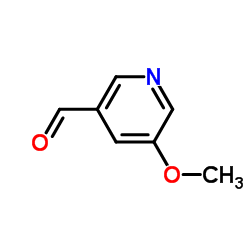 5-Methoxy-3-pyridinecarboxaldehyde Structure