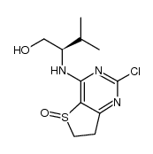 (R)-2-(2-chloro-5-oxo-6,7-dihydro-5H-5λ4-thieno[3,2-d]pyrimidin-4-ylamino)-3-methyl-butan-1-ol Structure