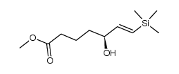 methyl 5(S)-hydroxy-7-(trimethylsilyl)-6(E)-heptenoate Structure