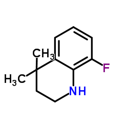 8-Fluoro-4,4-dimethyl-1,2,3,4-tetrahydroquinoline picture