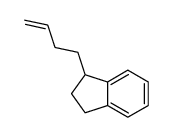 1-but-3-enyl-2,3-dihydro-1H-indene结构式