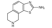 Thiazolo[4,5-h]isoquinolin-2-amine, 6,7,8,9-tetrahydro- (9CI)结构式