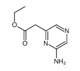 ETHYL2-(6-AMINOPYRAZIN-2-YL)ACETATE结构式