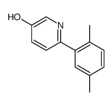 6-(2,5-dimethylphenyl)pyridin-3-ol结构式